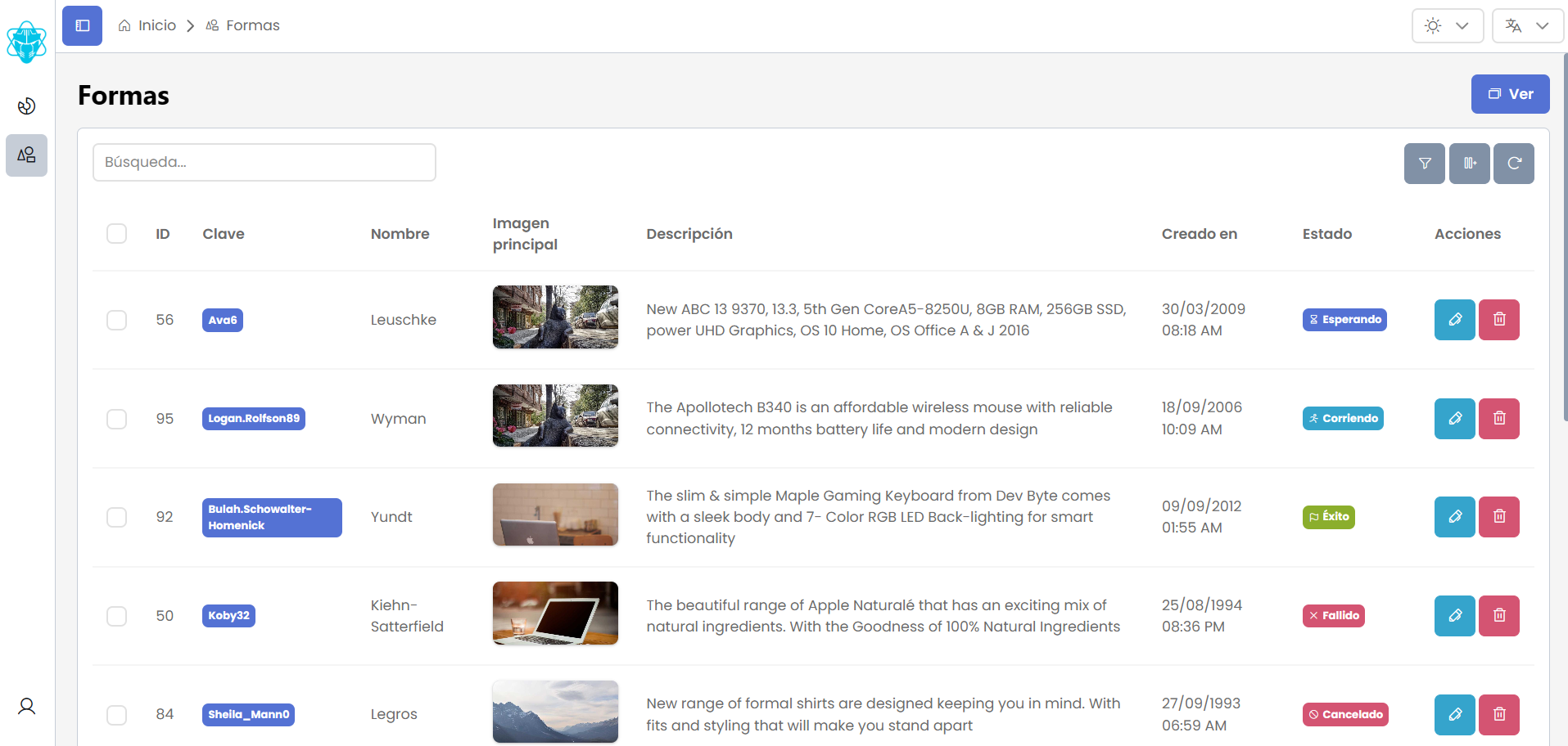 React Admin Template